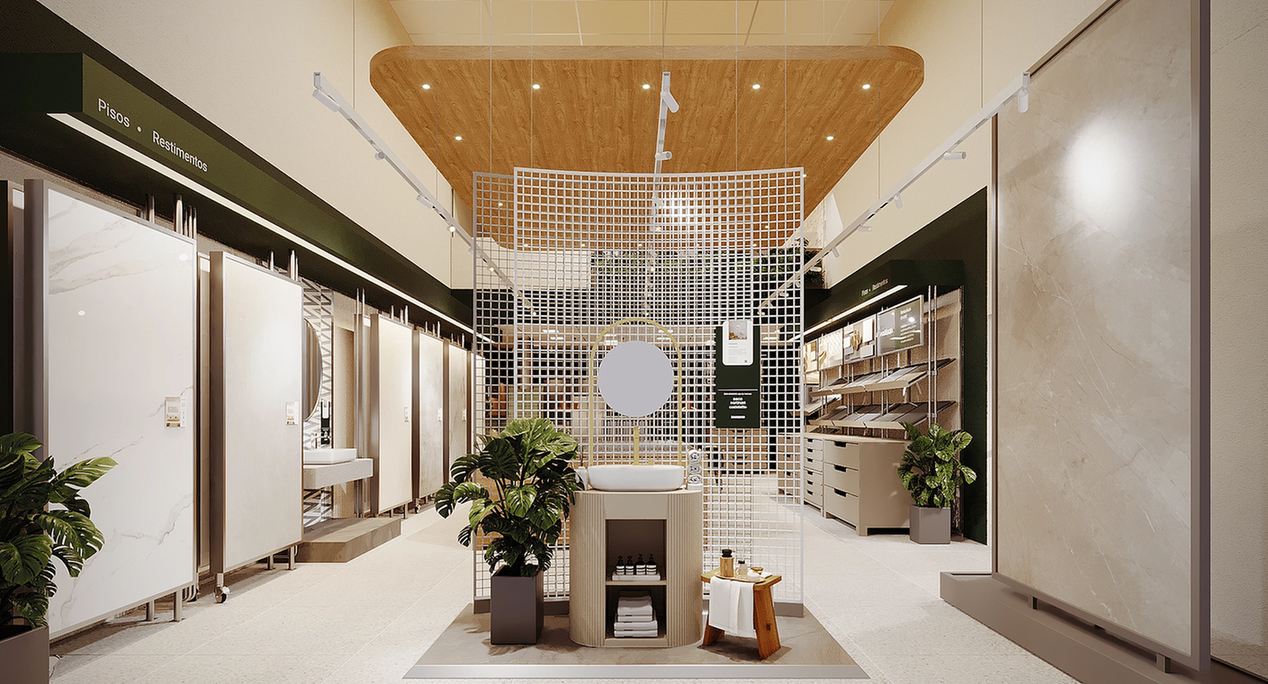 Ambiente decorado Casa Dexco