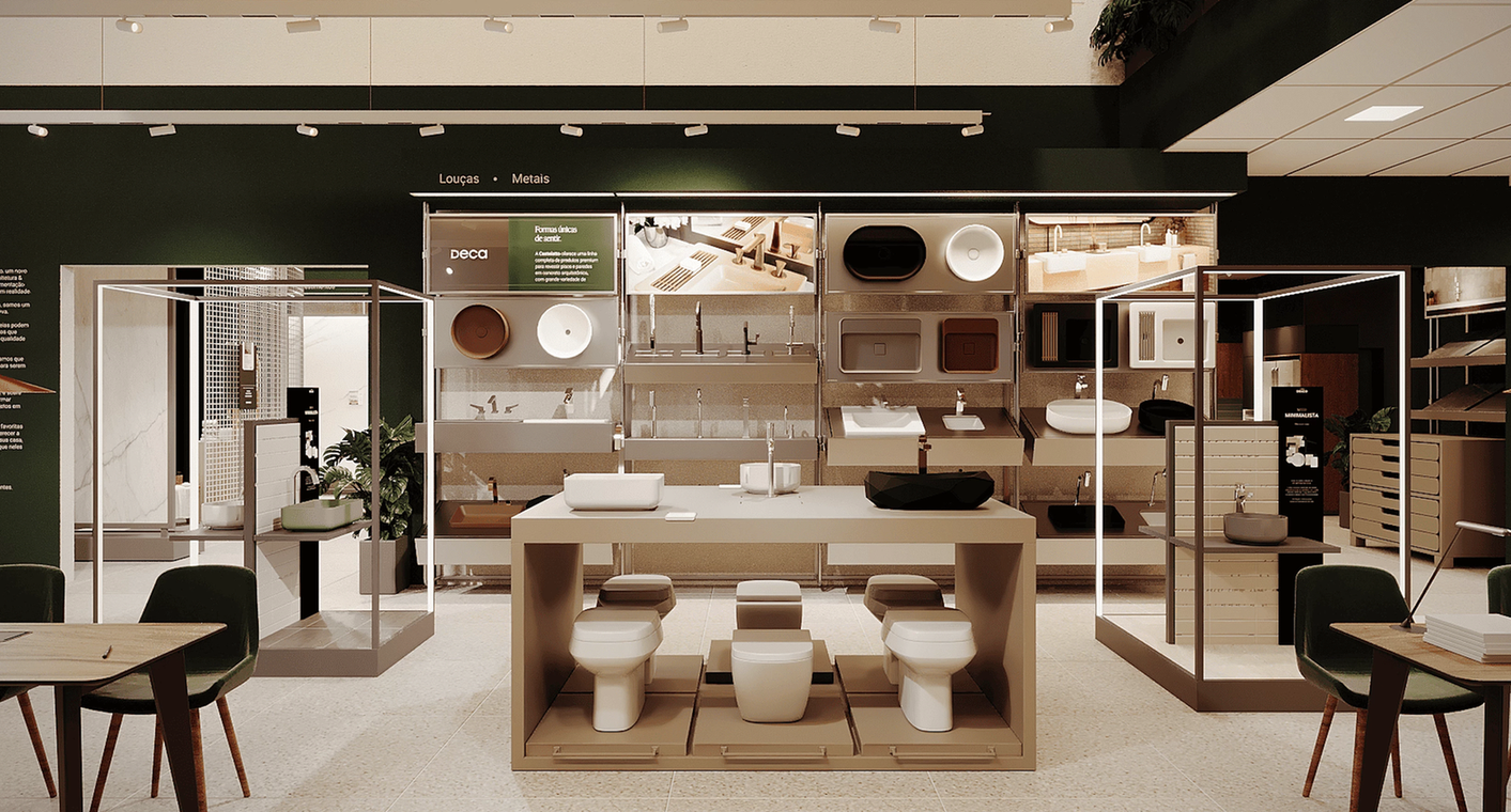 Ambiente decorado Casa Dexco