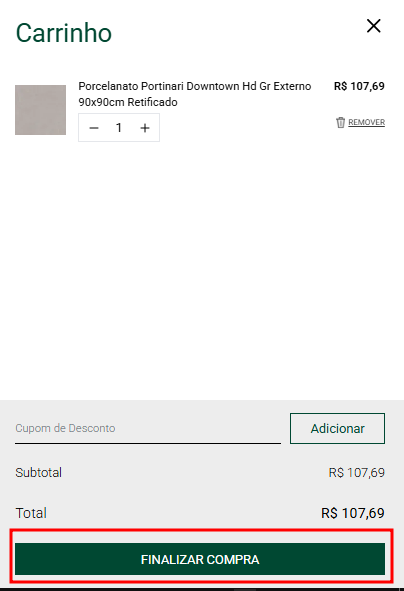 Banner Finalizar Compra